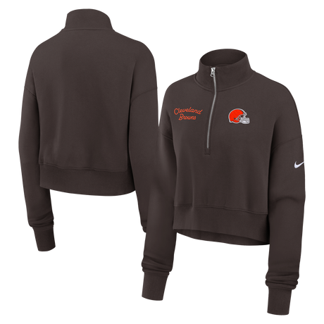 Browns 2025 Nike Women's Phoenix Quarter Zip Jacket