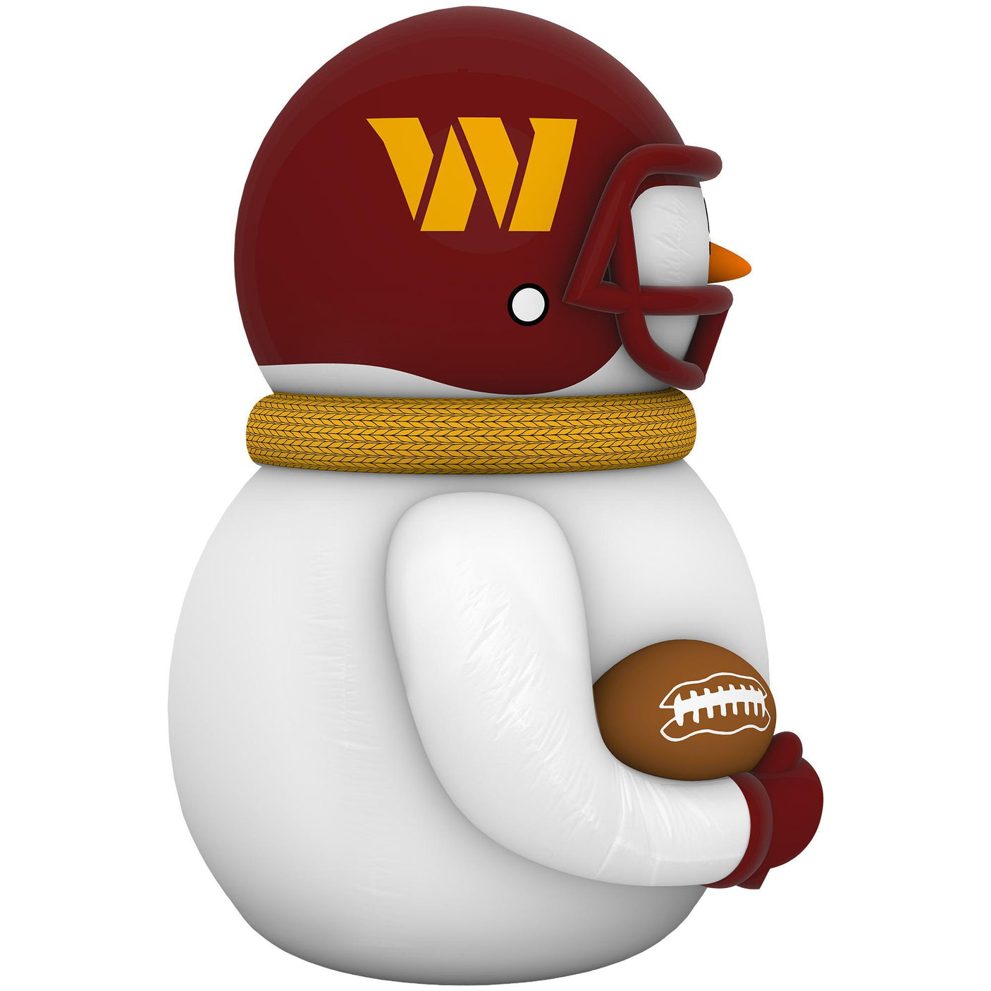Commanders Team Pride Inflatable Snowman Player