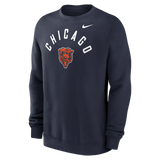 Bears 2026 Nike Men's Club Fleece Pullover Crewneck Pro Football Hall of Fame