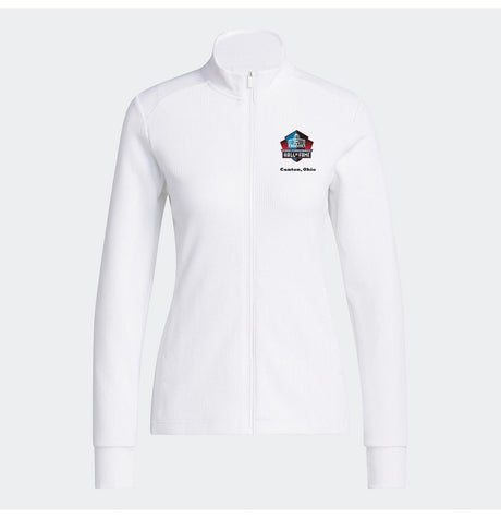 Hall of Fame 2026 Adidas Women's White Performance Textured Full Zip Jacket