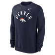 Broncos 2026 Nike Men's Club Fleece Pullover Crewneck Pro Football Hall of Fame