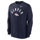 Broncos 2026 Nike Men's Club Fleece Pullover Crewneck Pro Football Hall of Fame