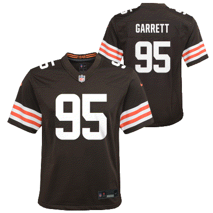 Browns Myles Garrett Youth Nike Game Jersey