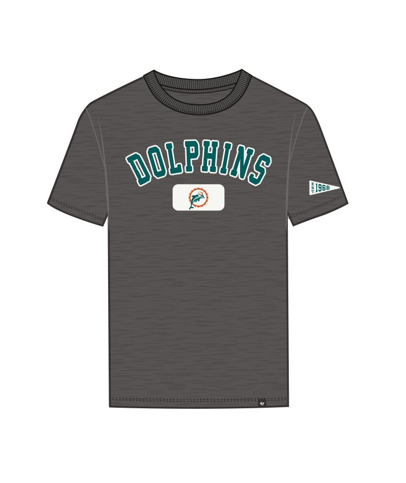 Dolphins 2026 '47 Brand Men's Historic Heavy Slub T-Shirt Pro Football Hall of Fame
