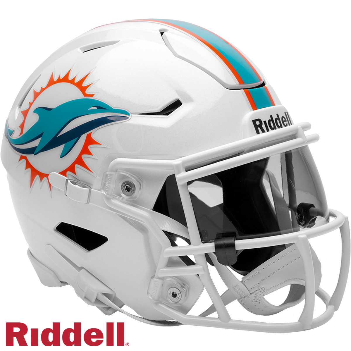 Dolphins 2025 “The MIDI” Speedflex Mid-Size Helmet – Pro Football Dolphins 2025 “The MIDI” Speedflex Mid-Size Helmet – Pro Football