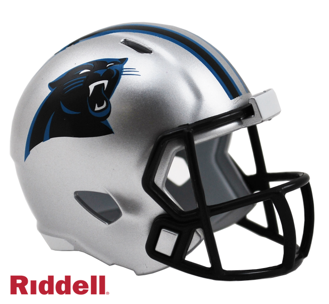 Carolina Panthers Helmet Riddell Pocket Pro Speed Style