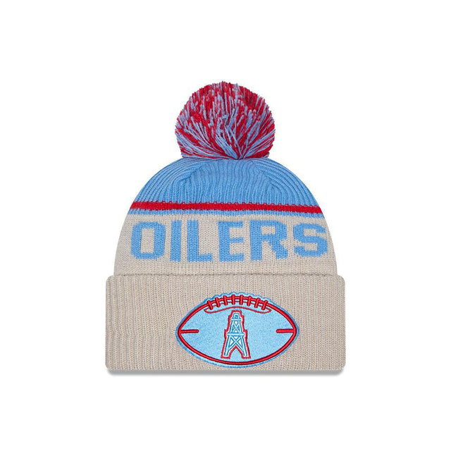 Oilers 2024 New Era Sideline Historic Knit