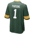 Packers Micah Parsons Nike Men's Green Game Jersey