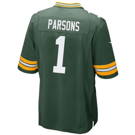 Packers Micah Parsons Nike Men's Green Game Jersey