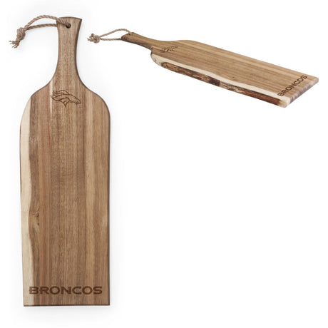 Broncos Artisan 24" Acacia Charcuterie Board by Picnic Time