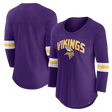 Vikings Women's Fanatics First Team Arch 3/4 Sleeve T-Shirt