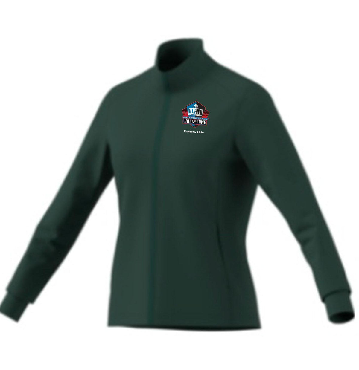 Hall of Fame 2026 Adidas Women's Collegiate Green Performance Textured Full Zip Jacket Pro Football Hall of Fame
