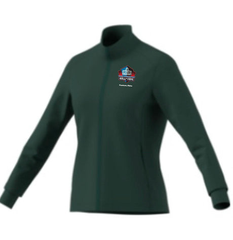 Hall of Fame 2026 Adidas Women's Collegiate Green Performance Textured Full Zip Jacket Pro Football Hall of Fame