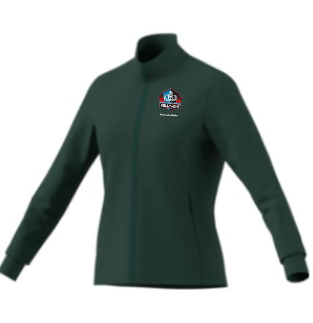 Hall of Fame 2026 Adidas Women's Collegiate Green Performance Textured Full Zip Jacket Pro Football Hall of Fame