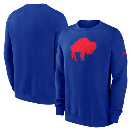 Bills 2025 Nike Men's Rewind Club Crewneck