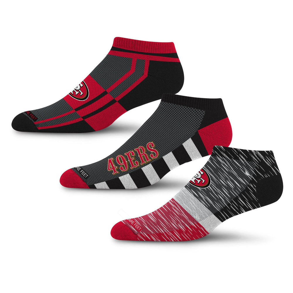 49ers Stripe Stack Socks – Pro Football Hall of Fame