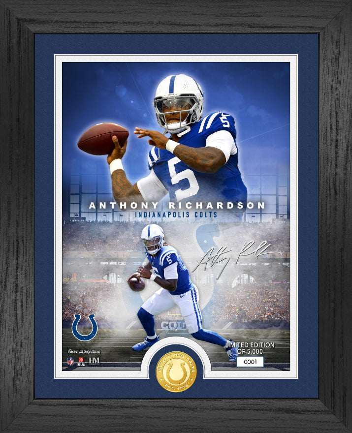 Colts Anthony Richardson NFL Legends Bronze Coin Photo Mint