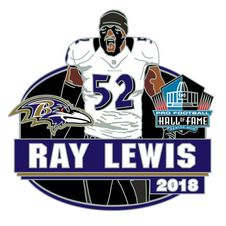 Ray Lewis Hall of Fame Class of 2018 Action Player Pin