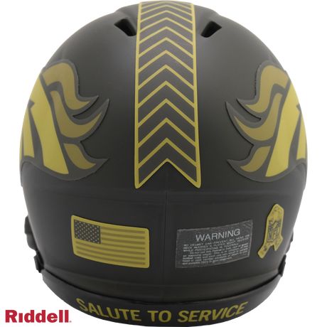 Broncos 2025 Salute to Service Mini Helmet