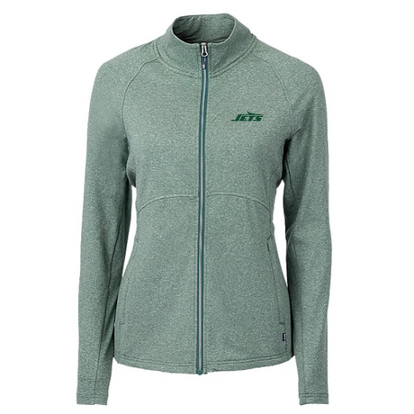 Jets Women's Adapt Eco Heather Full Zip