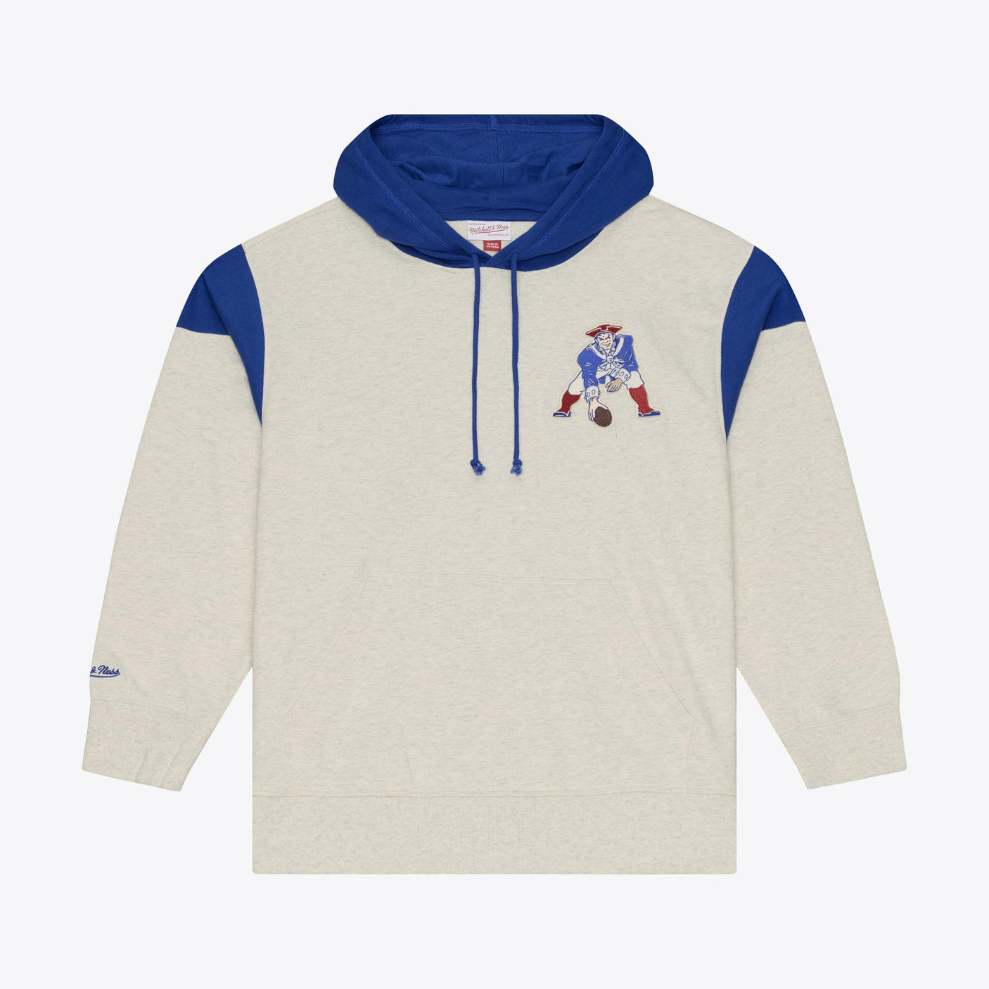 Patriots 2026 Mitchell & Ness Men's Retro Roots French Terry Hoodie