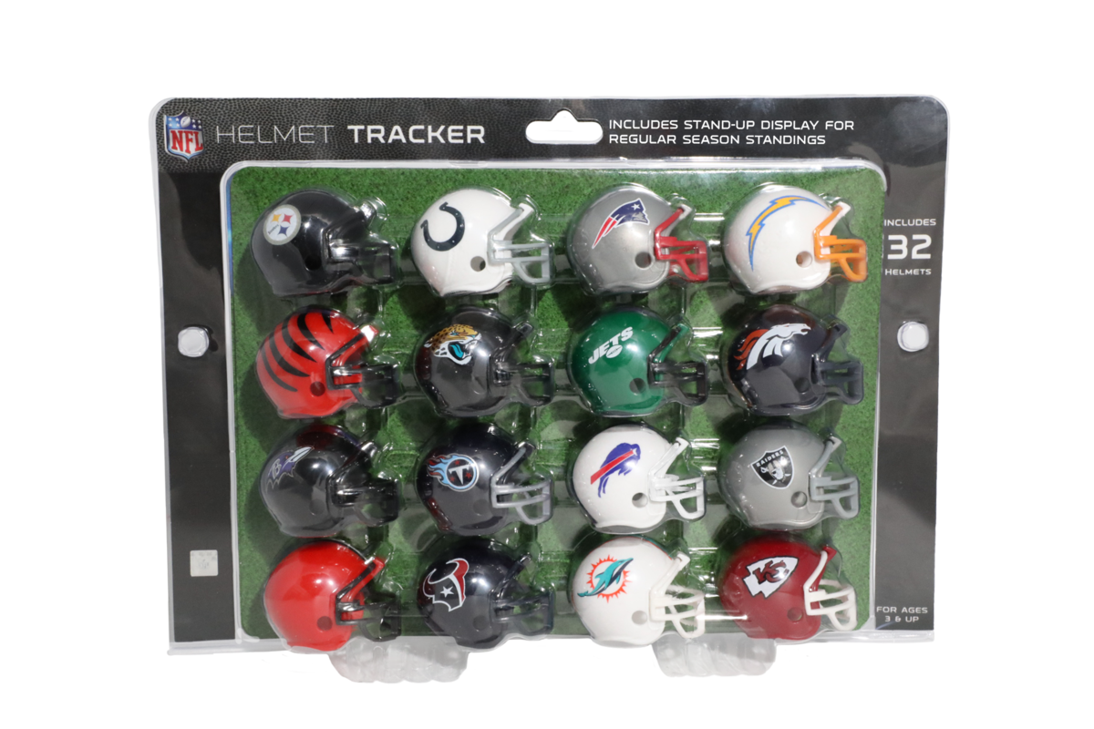 32 Piece NFL Helmet Tracker Set