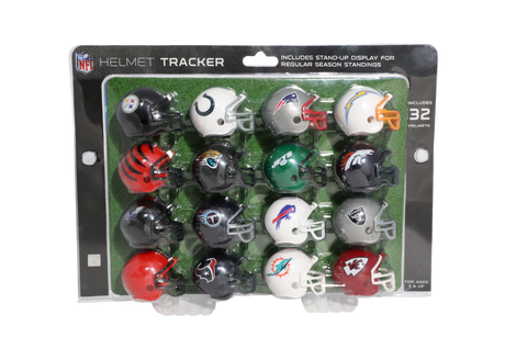 32 Piece NFL Helmet Tracker Set