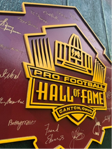 Washington Hall of Fame Logo Signature Wood Sign - DS Pro Football Hall of Fame