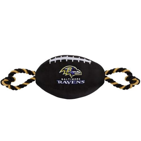 Ravens Pets First Nylon Football Rope Dog Toy