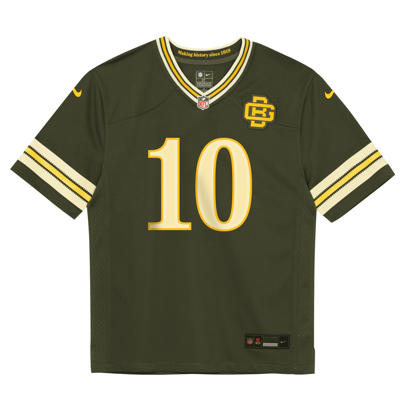 Packers Jordan Love 2026 Nike Youth Rivalry Jersey