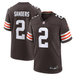 Browns Shedeur Sanders 2026 Nike Men's Brown Home Game Jersey #2