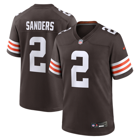 Browns Shedeur Sanders 2026 Nike Men's Brown Home Game Jersey #2