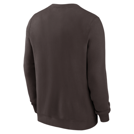 Browns 2026 Nike Men's Club Fleece Pullover Crewneck Pro Football Hall of Fame