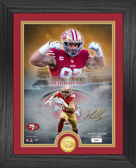 San Francisco 49ers Nick Bosa NFL Legends Bronze Coin Photo Mint