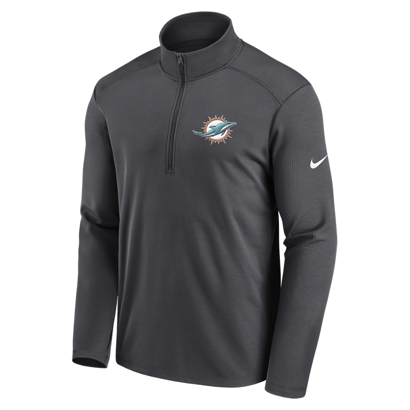 Dolphins Men's Nike Pacer Half Zip