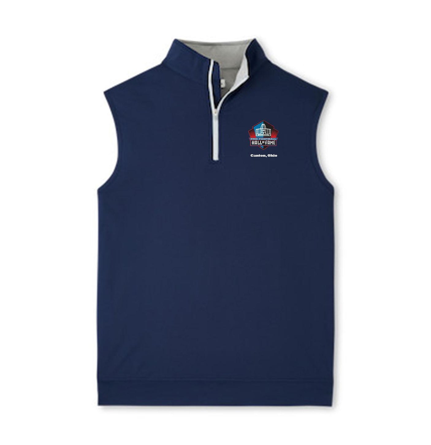 Hall of Fame Peter Millar Men's Navy Galway Performance 1/4 Zip Vest
