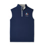 Hall of Fame Peter Millar Men's Navy Galway Performance 1/4 Zip Vest