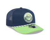 Seahawks 2026 New Era Men's 9SEVENTY Stretch Snap Two-Tone Hat Pro Football Hall of Fame