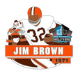 Jim Brown Hall of Fame Class of 1971 Action Player Pin