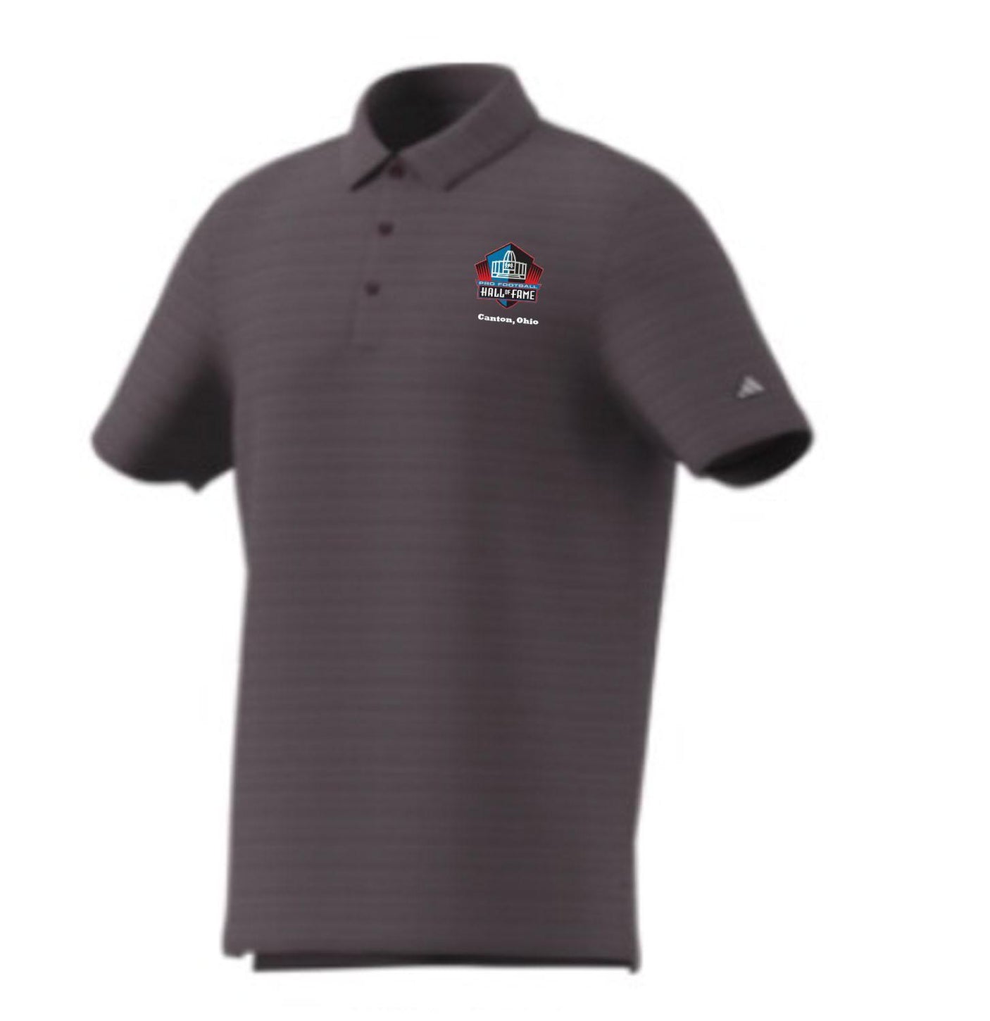 Hall of Fame 2026 Adidas Men's Maroon Ultimate365 Pencil Stripe ClimaCool Polo Pro Football Hall of Fame