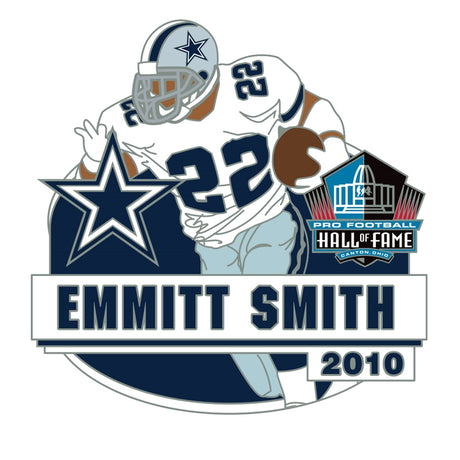 Emmitt Smith Hall of Fame Class of 2010 Action Player Pin