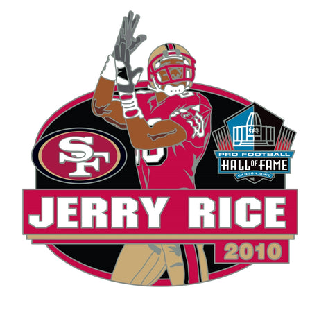 Jerry Rice Hall of Fame Class of 2010 Action Player Pin
