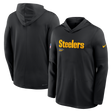 Steelers 2025 Nike Men's Dri-Fit Lightweight Long Sleeve Hoodie Top