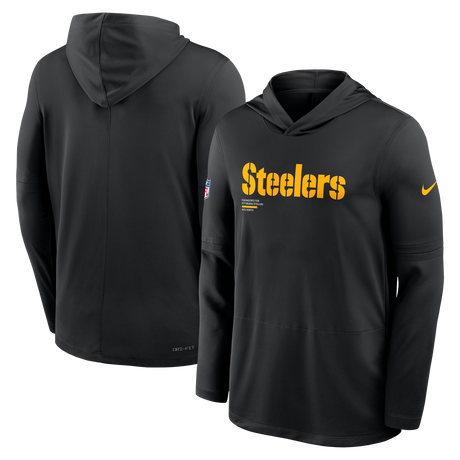 Steelers 2025 Nike Men's Dri-Fit Lightweight Long Sleeve Hoodie Top