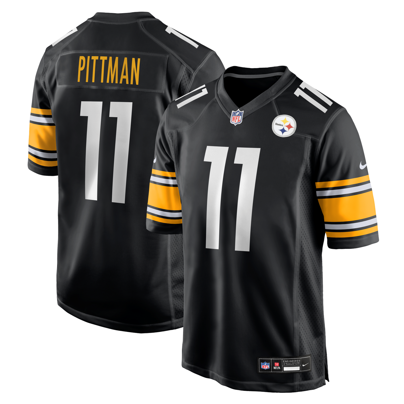 Steelers 2026 Michael Pittman Jr. Nike Men's Black Home Game Jersey