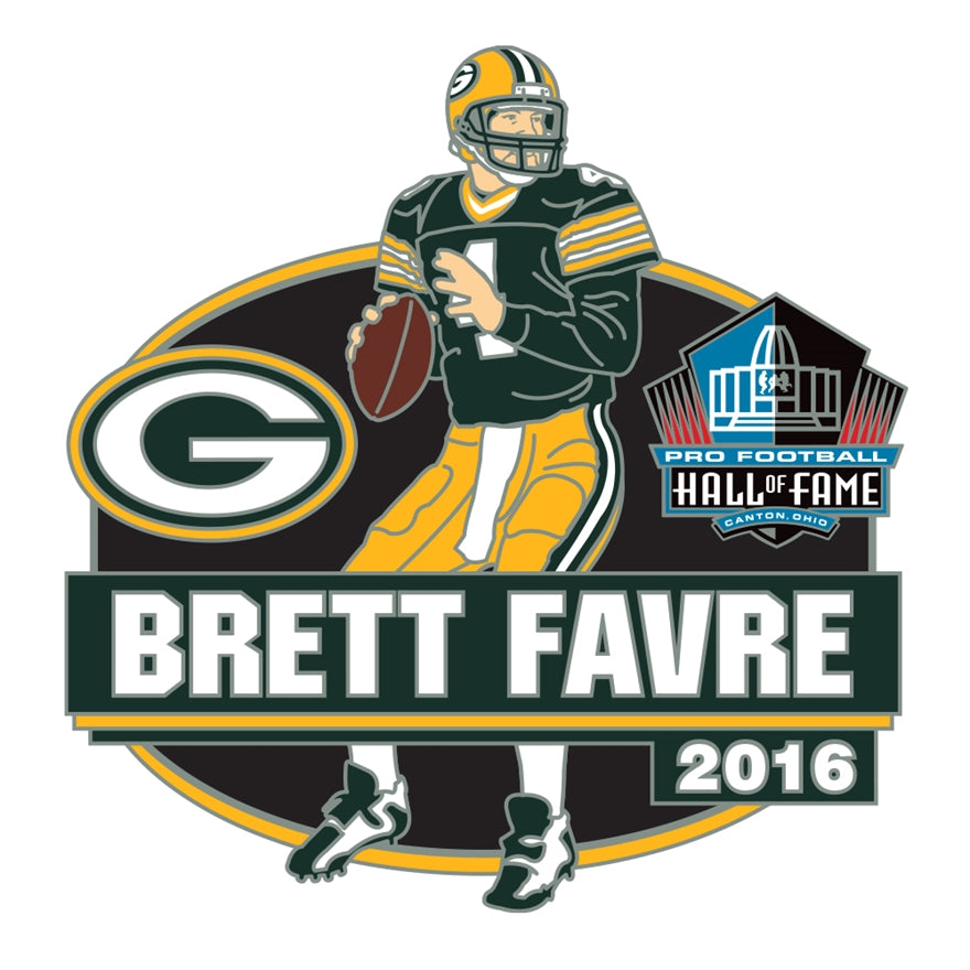 Brett Favre Hall of Fame Class of 2016 Action Player Pin