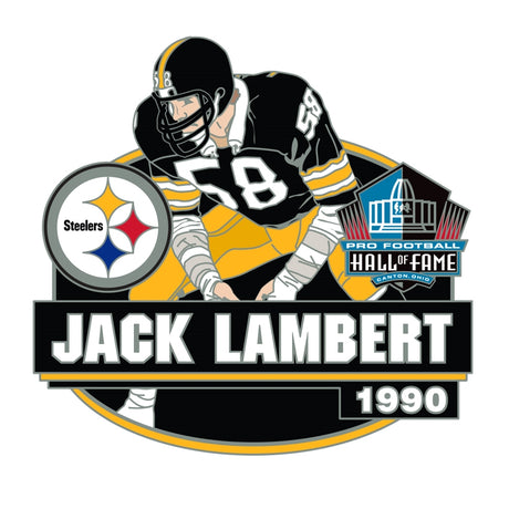 Jack Lambert Hall of Fame Class of 1990 Action Player Pin