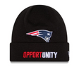 Patriots 2025 New Era Men's Inspire Change Black Knit