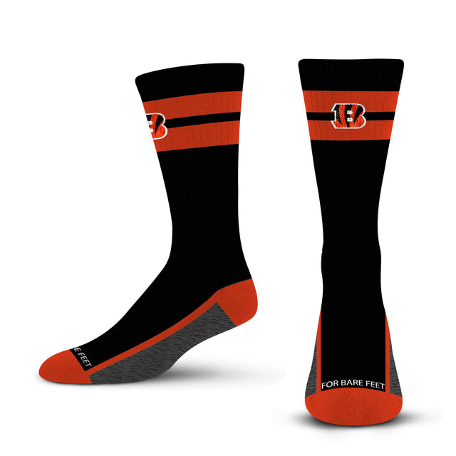 Bengals Men's Double Tube Stripe Socks