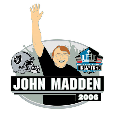 John Madden Hall of Fame Class of 2006 Action Player Pin